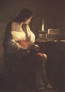 LA TOUR, Georges de The Magdalen with the Nightlight (mk05) china oil painting artist